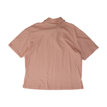 Pink Solid Short Sleeve Polo
