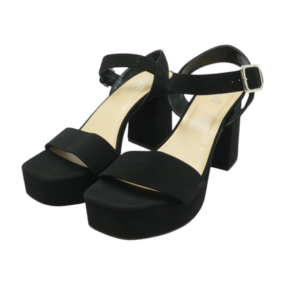 Black Block Heels