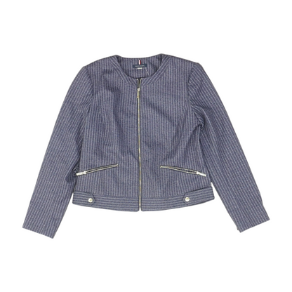 Navy Striped Jacket