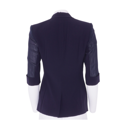 Navy Solid Blazer