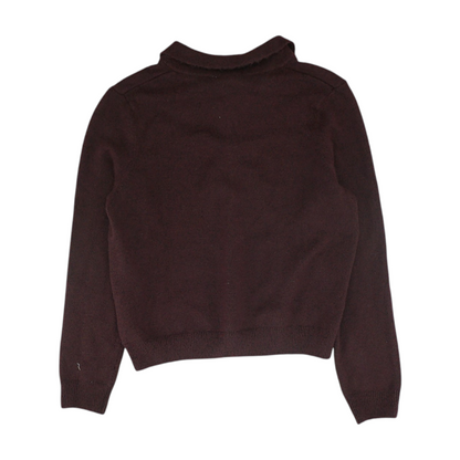 Burgundy Pullover Sweater