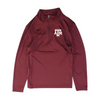 Maroon Texas A&M Solid 1/4 Zip Pullover