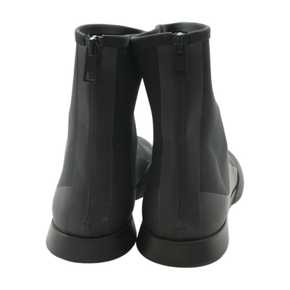 Black TR Scuba Ankle Boots