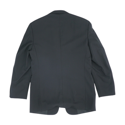 Vintage Black Short Solid Sport Coat