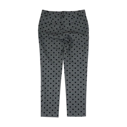 Gray Polka Dot Dress Pants