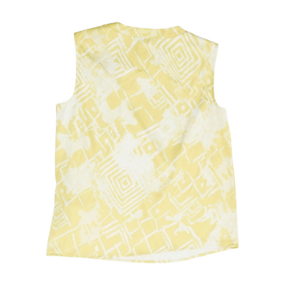 Green Petite Abstract Blouse