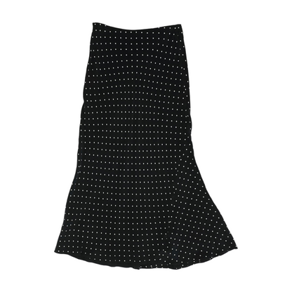 Black Polka Dot Maxi Skirt