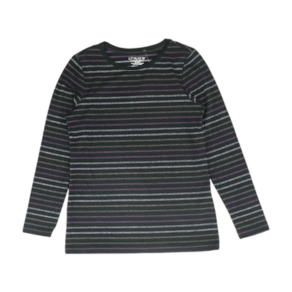 Black Striped Blouse