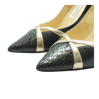 Black Haxeel Pointy Toe Pump
