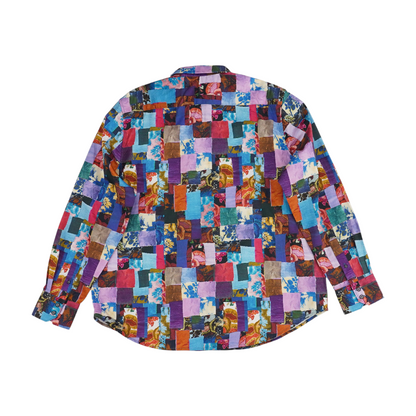 Multi Check Long Sleeve Button Down