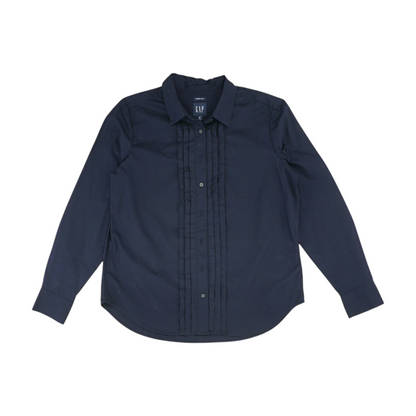 Navy Button Down