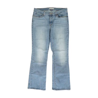 Blue Bootcut Jeans