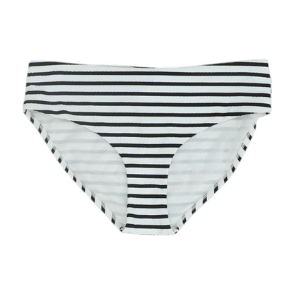 White Striped Swim Bottom