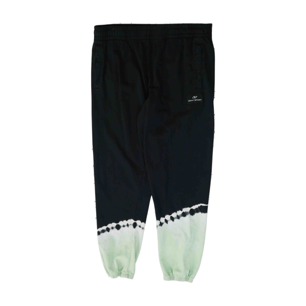 DKNY Black Tie-Dye Tapered Pants – Image 1