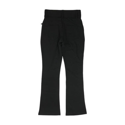 Black Solid Dress Pants