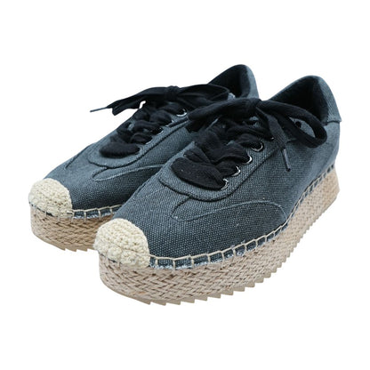 Gray Low Top Athletic Shoes