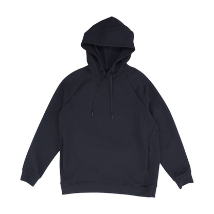 Brown Solid Hoodie Pullover