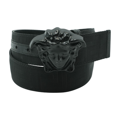 Black Greca La Medusa Belt