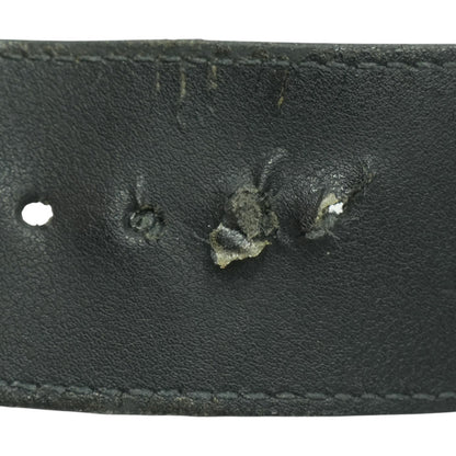 GG Marmont Wide Belt in Black Leather