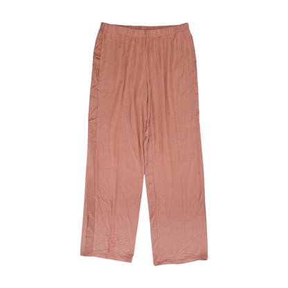 Pink Solid Pajama Bottom