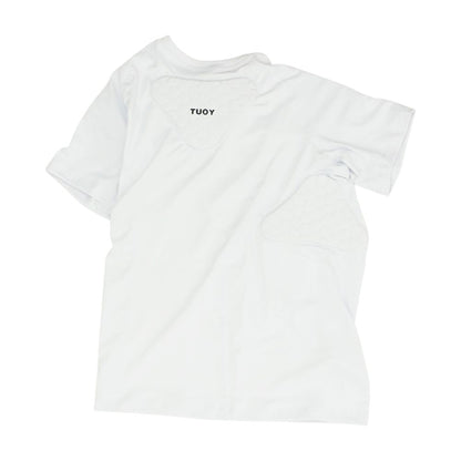 White Solid Active T-Shirt