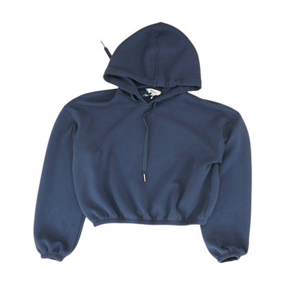 Navy Solid Hoodie Pullover