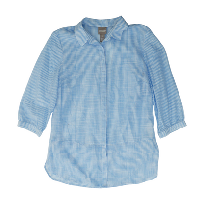 Blue Striped Button Down