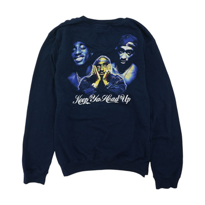 Navy Graphic Sweatshirt Pullover