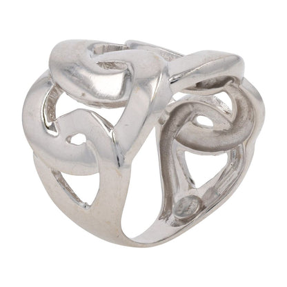 14K White Gold Link Cigar Band