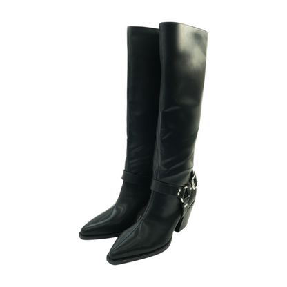 Black Knee-High Boots