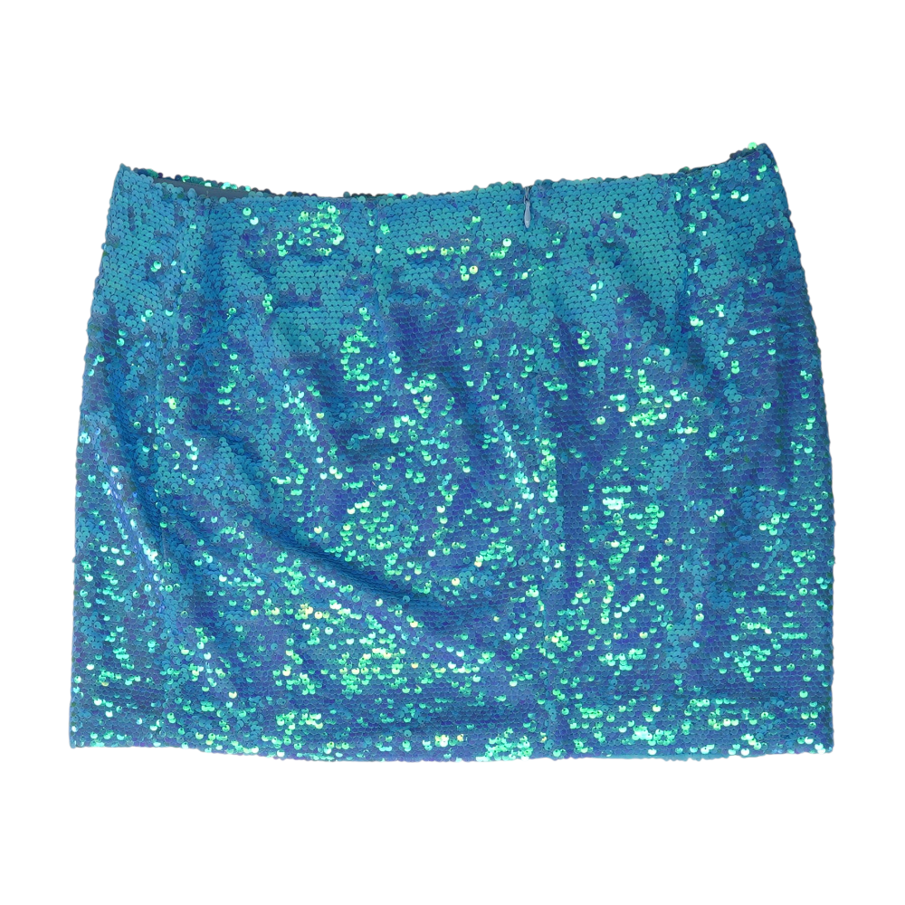 Blue Mini Skirt