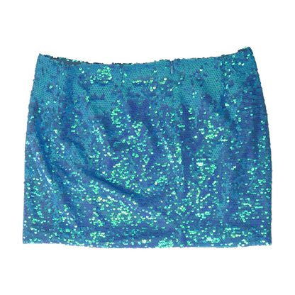 Blue Mini Skirt