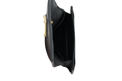 Black Saffiano Leather Card Holder