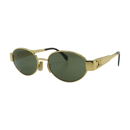 Gold CL40235U Oval Sunglasses