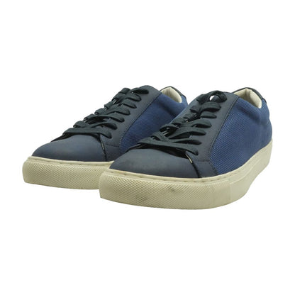 Navy Lace Up Casual Shoes