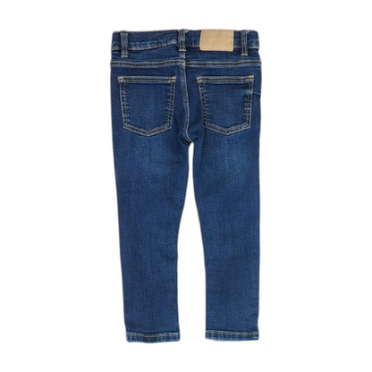 Blue Solid Jeans