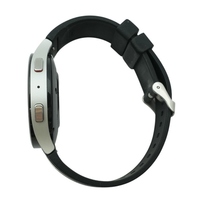 44mm Galaxy Watch5 Silver Smartwatch Black Band S/M