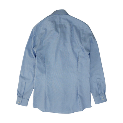 Blue Print Long Sleeve Button Down