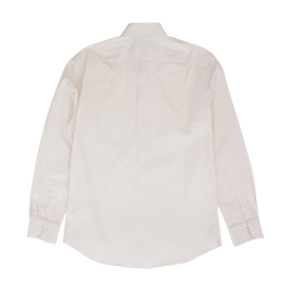 Pink Solid Long Sleeve Button Down