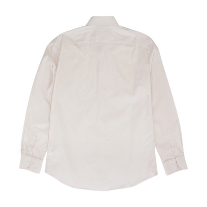 Pink Solid Long Sleeve Button Down