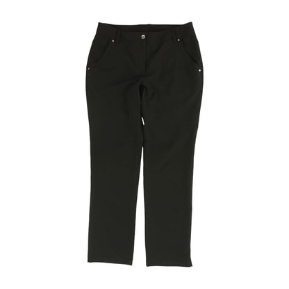 Black Solid Pants
