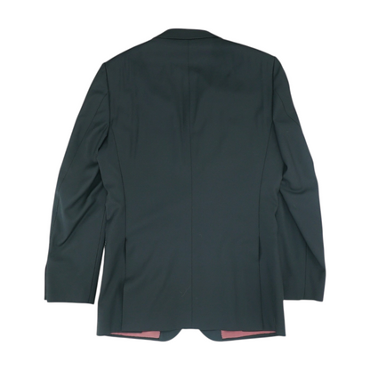 Black Solid Suit Jacket