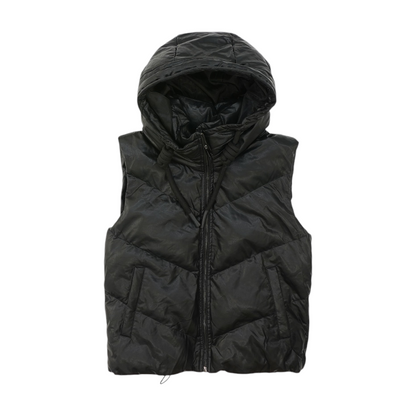Black Solid Vest