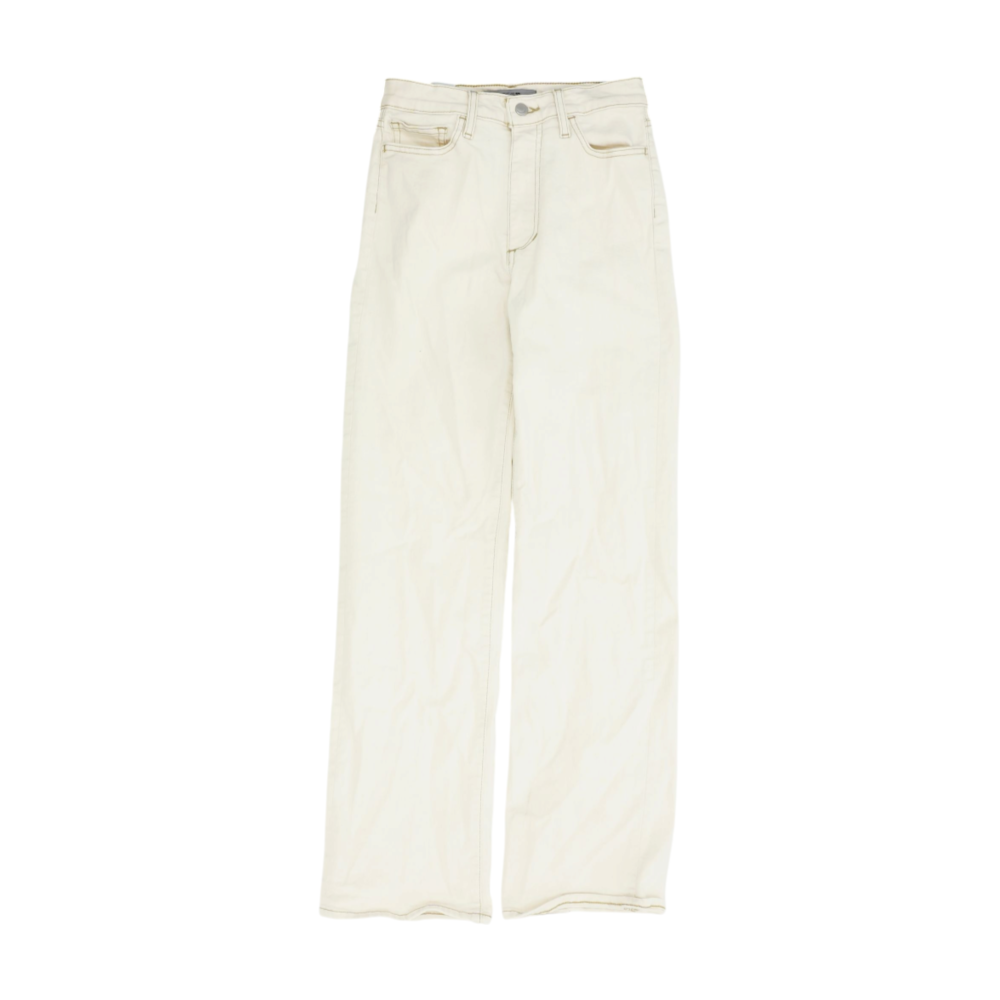 Ivory Wide Leg Jeans