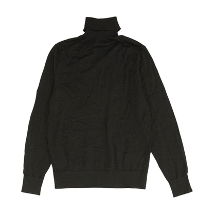 Gray Solid Pullover Sweater