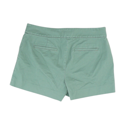 Green Solid Chino Shorts