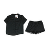 Flora Nikrooz Black Striped Pajama Set – Image 1