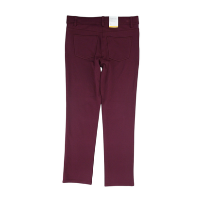 Maroon Slim Pants