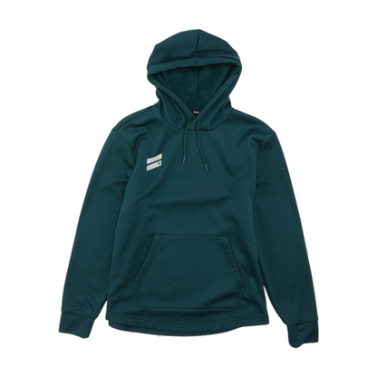 Green Solid Hoodie Pullover