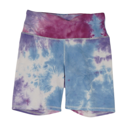 Blue Tie-Dye Active Shorts